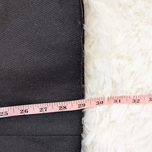 Kenneth Cole Wool Blend Overcoat Black Size 10 - Picture 14 of 16